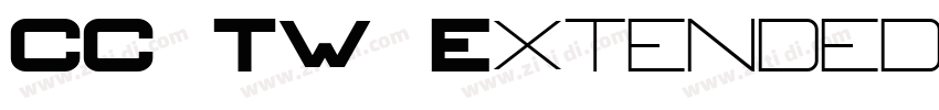 CC TW Extended Bol字体转换
